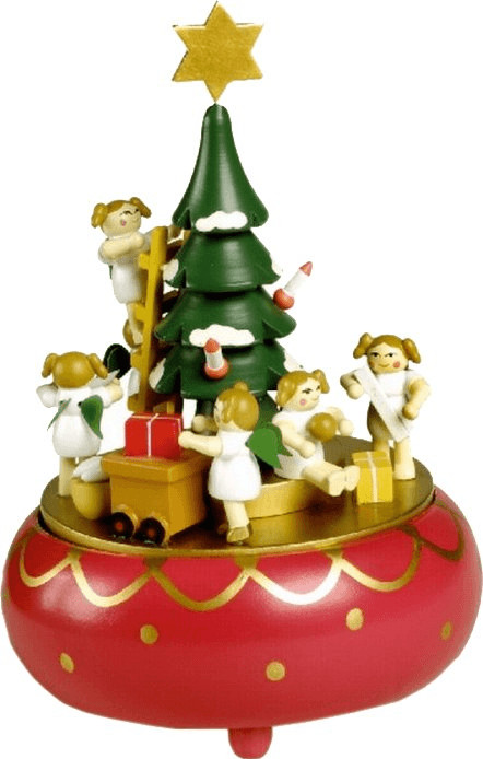 Legler Musical Clock Christmas Tree