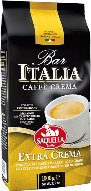Saquella Saquella Bar Italia Extra Crema Bohnen (1 kg) - alternate view