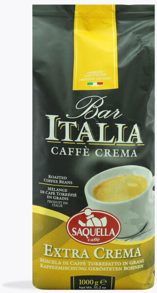 Saquella Bar Italia Extra Crema Bohnen (1 kg)