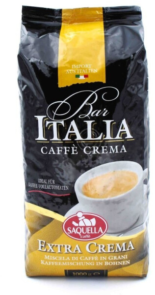 Saquella Bar Italia Extra Crema Bohnen (1 kg), Bild 4