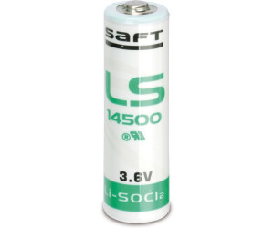 4 x Saft Batterie LS14500 AA Lithium-Thionylchlorid 3,6V 2600mAh 
