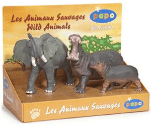 Figurine Bébé hippopotame - Figurines Papo. De 2 à 8 ans
