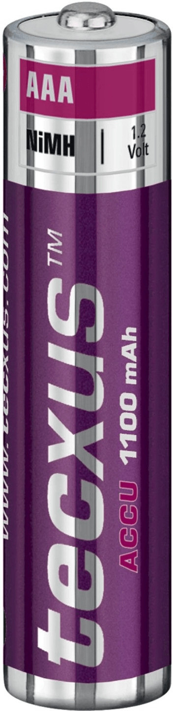 Tecxus 4x AAA 1100mAh NiMH 1,2V