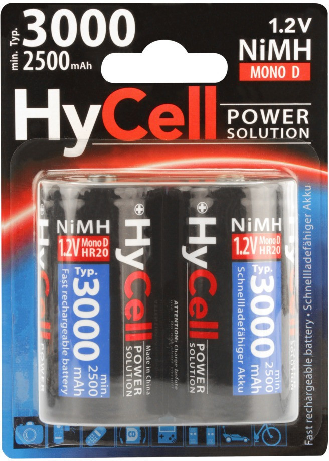 HyCell 2x D-Mono 3000mAh (5035312)