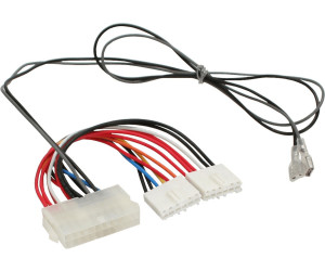 InLine Strom Adapter intern, 20pol ATX-NT zu P8/P9 AT-Mainboard + Schalter,  0,2/0,8m (26641S) ab 5,16 €