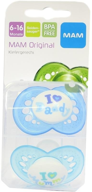 MAM Tétine Original Silicone 6-16 mois