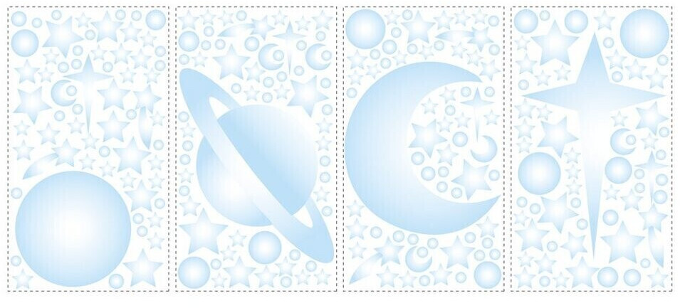 RoomMates Stickers muraux lueurs célestes