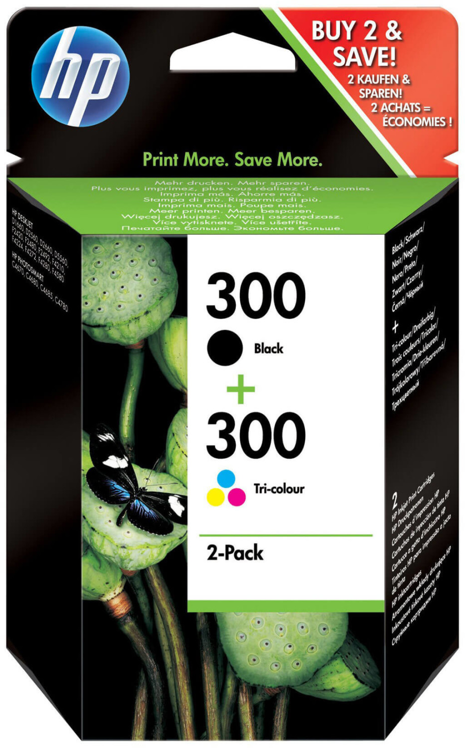 Soldes HP 300 noir + 3 couleurs (CN637EE) 2024 au meilleur prix sur