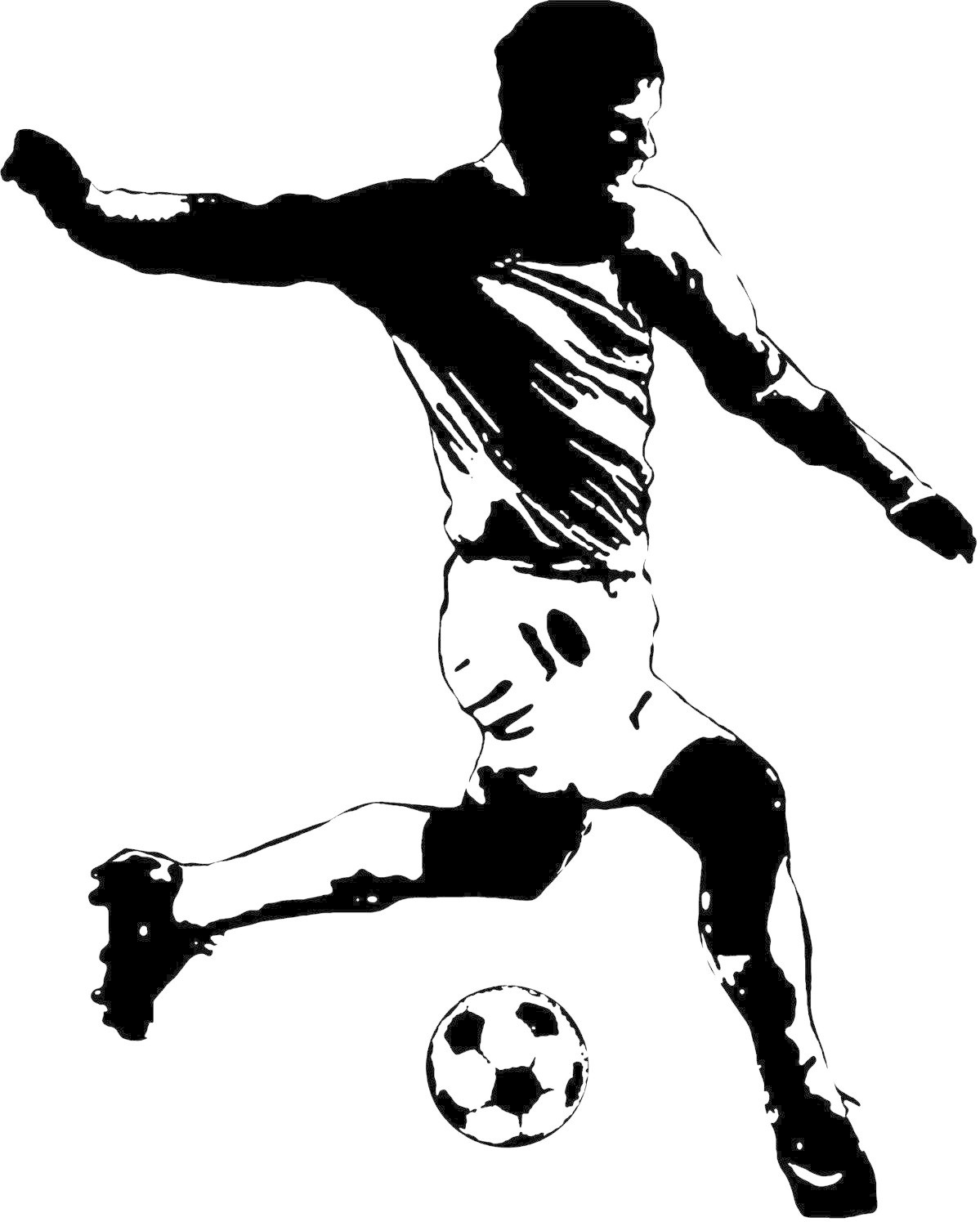 RoomMates Stickers muraux repositionnables Joueur de football
