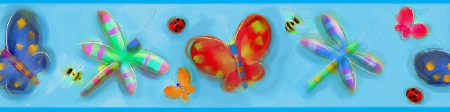 RoomMates Jelly Bugs Wall Border