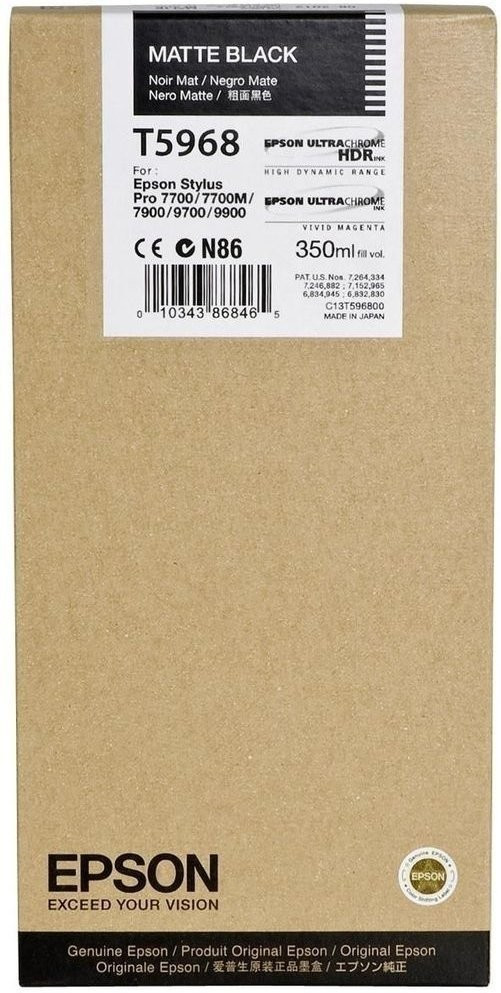 Epson T5968 noir mat