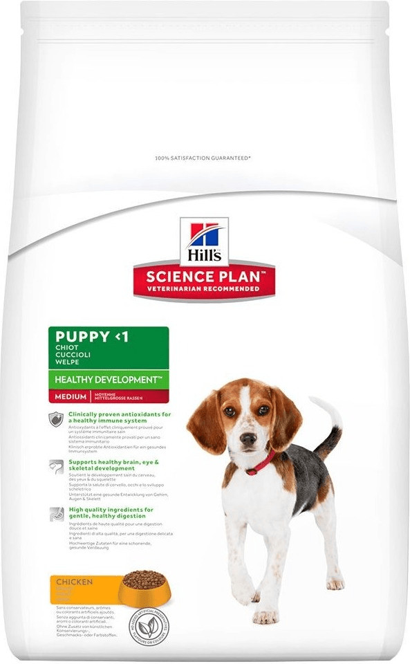 Hill's Science Plan Puppy Healthy Development Medium poulet (12 kg)