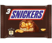 SNICKERS - Barre chocolat au lait, cacahuètes et caramel - 10 barres  individuelles de 50g - 500g : : Epicerie
