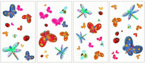 RoomMates Stickers muraux Jelly Bugs