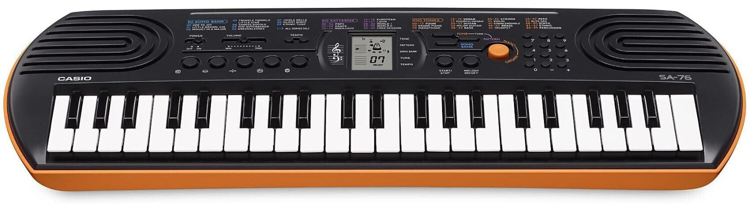 Casio - SA-76 - Clavier - Casio Sa-76 - 44 Mini-Touches Noir : :  Instruments de musique et Sono