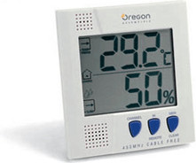 Oregon Scientific EMR812HG Thermo hygromètre écran large