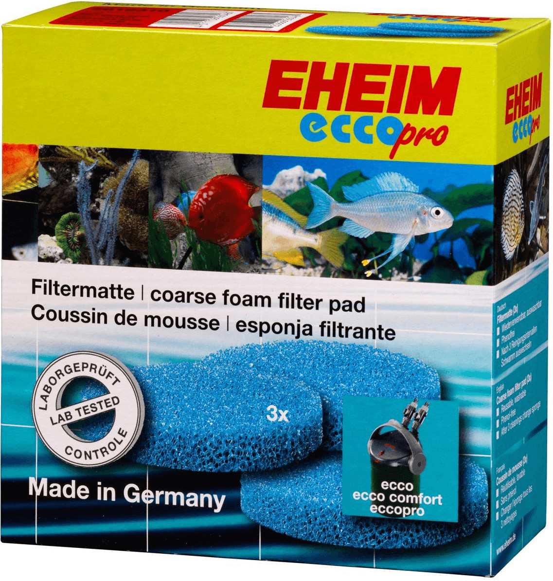 Eheim Coussin de mousse ecco/ecco comfort/ecopro 3 pièces (2616310)