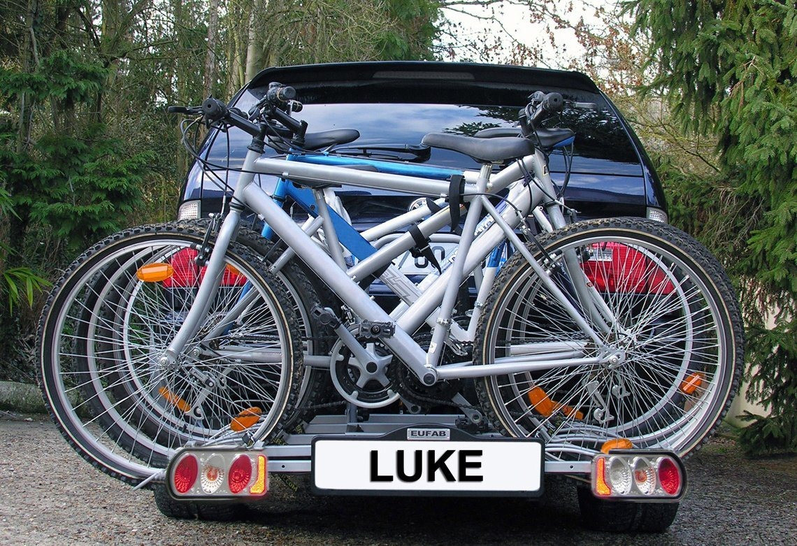 Loisiro - Porte-vélos sur attelage 4 vélos LUKE basculant - EUFAB