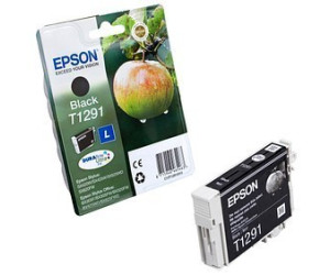 Cartouche d'encre EPSON T1291 noir - cartouche d'encre compatible EPSON  Pomme