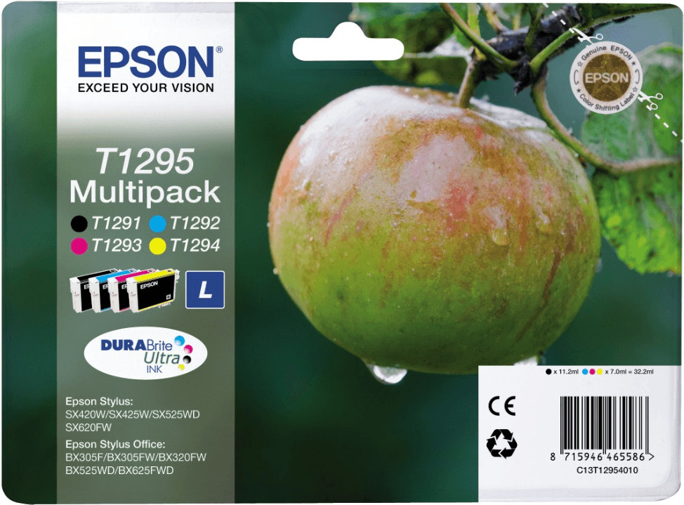 Epson T1295 Multipack 4 couleurs (C13T12954010)