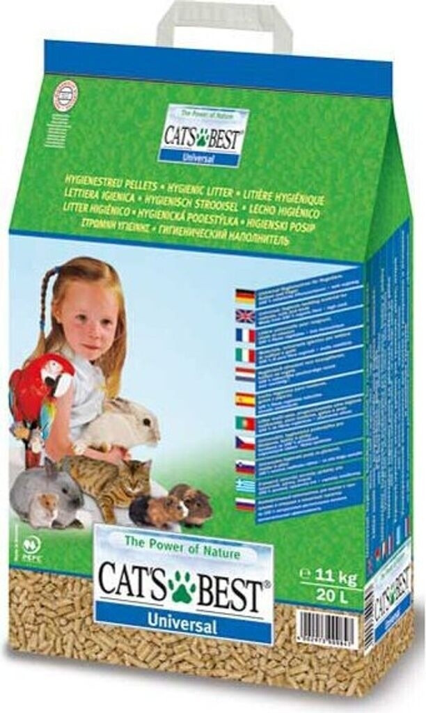 Cat's Best Litière végétale pour chat 20 L Cat's Best Litière végétale pour chat 20 L