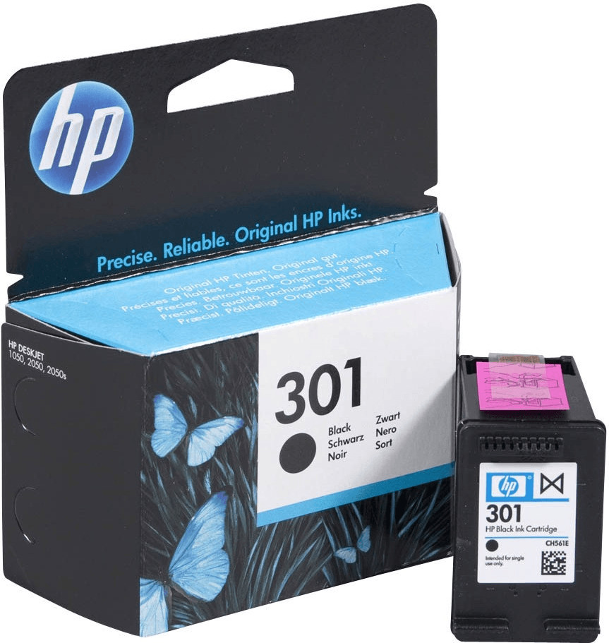 HP 301 - pack de 3 - noir x2 et 3 couleurs - cartouche d'encre originale  (E5Y87EE) Pas Cher | Bureau Vallée