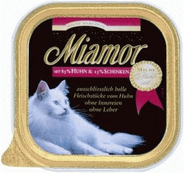 Miamor Milde Mahlzeit poulet & jambon (100g)