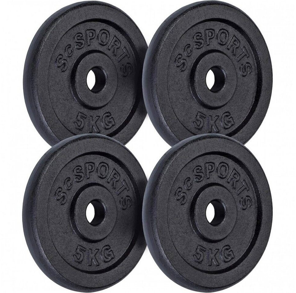 ScSPORTS Cast Iron Dumbbell Disc 5kg