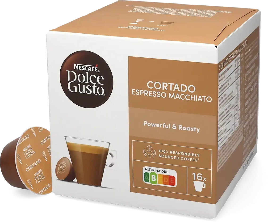 Nescafé Nescafé Dolce Gusto Cortado Espresso Macchiato (16 Capsules) - alternate view