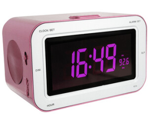Radio-réveil Numérique Bigben Interactive – Projection LED, FM, Veilleuse Et Sons Relaxants – Design Blanc Moderne