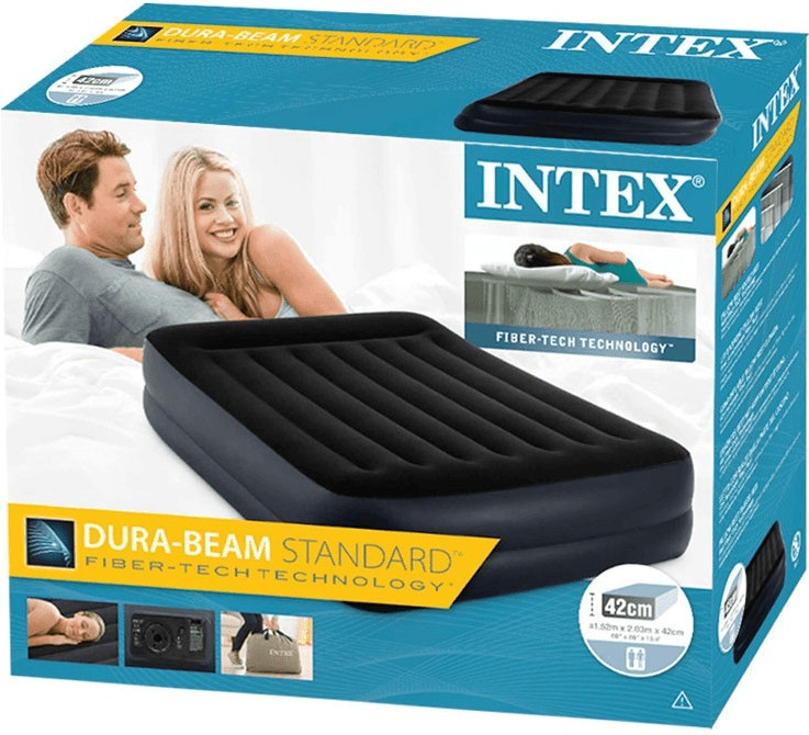 Intex Materasso gonfiabile Queen Pillow Rest Classic Intex 64150