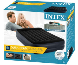 Intex Matelas Gonflable Deluxe Pillow Rest Raised 2 Personnes