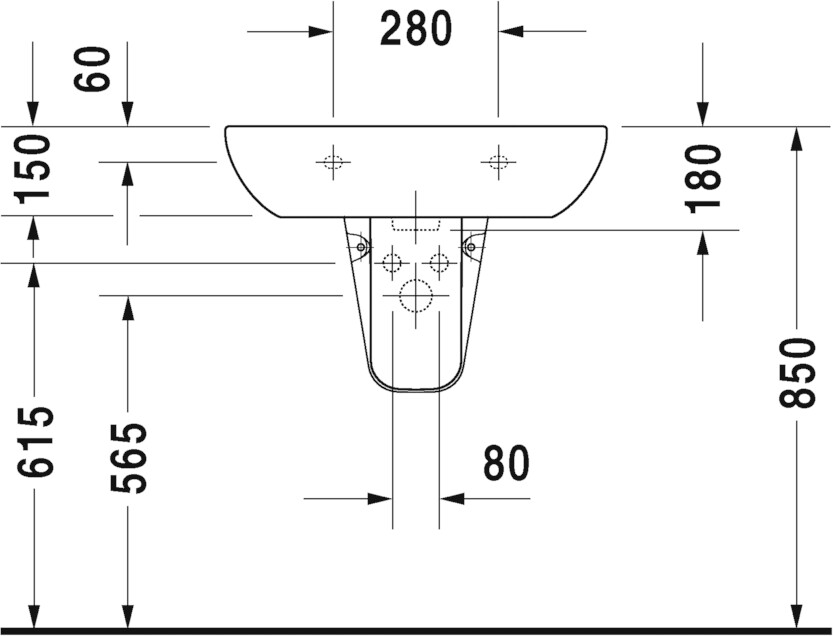 Duravit D-Code 23106500