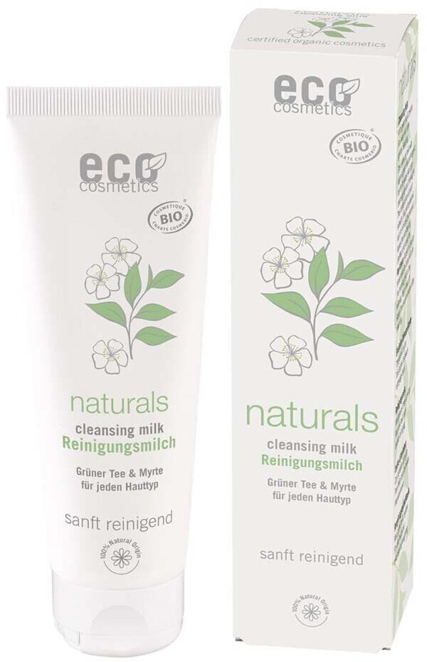 Eco Cosmetics Emulsion démaquillante 3 en 1 Thé vert et Myrte (125ml)
