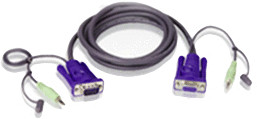 Aten VGA / Câble audio, 1.8m (2L-2402A)