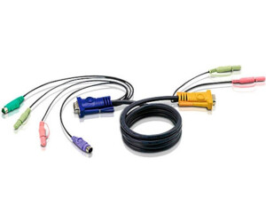 Aten PS/2 KVM Cable, 1.8m (2L-5302P)