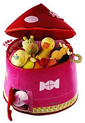 Lilliputiens Corbeille de rangement Liz