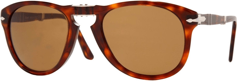 Persol PO 0714 24/57 Polarisé (havane/cristal marron)