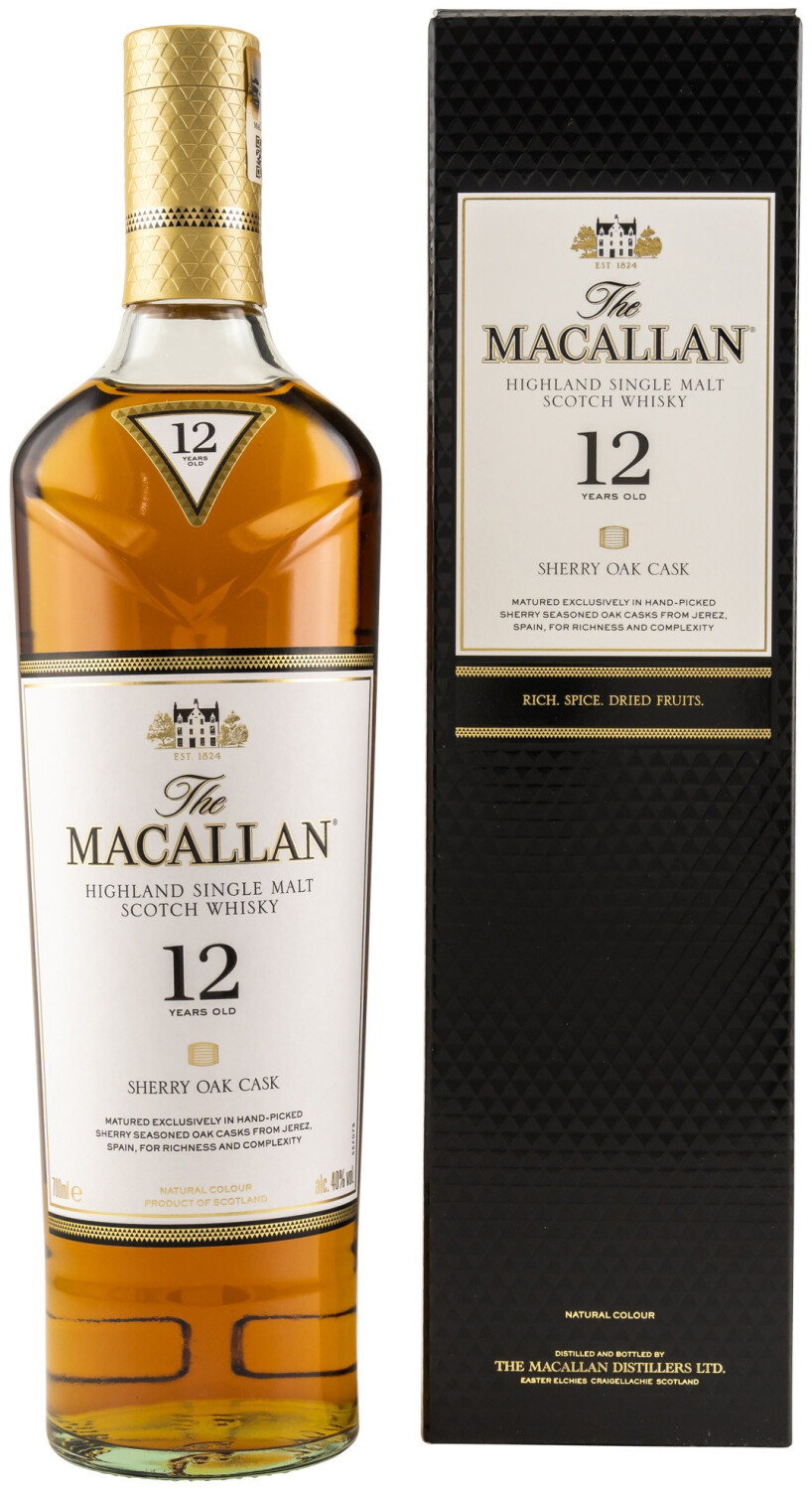 The Macallan 12 ans Sherry Oak Cask 0,7 L 40 %