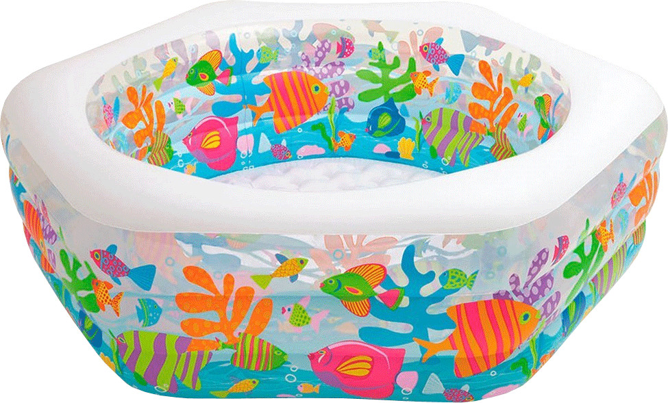 Intex Aquarium hexagonale 191 x 178 x 61 (56493)