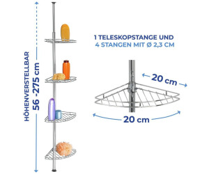 Wenko Teleskop Duschecke (Edelstahl) ab 25,76 € | Preisvergleich bei
