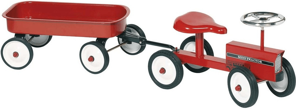 Goki Tracteur avec remorque métal (14148)