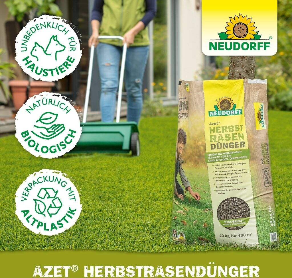 56+ Neudorff Rasendünger 20 Kg, Bereitet ihn optimal auf die kalten