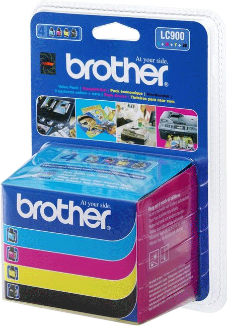 Brother LC-900VP Multipack 4 couleurs (LC900VALBPDR)