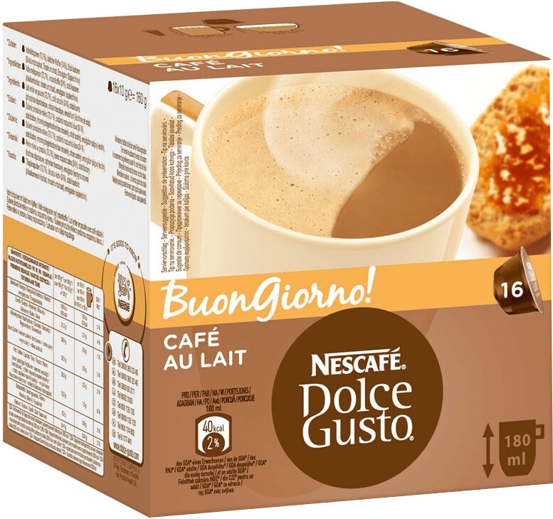 Nescafé Dolce Gusto Cafe au lait 16 Capsules desde 3,99