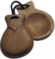 Stagg Castagnettes en bois (CAS-WT)