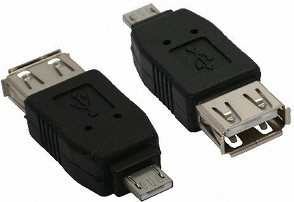 InLine Micro-USB Adapter, Micro-A plug to USB A socket (31600)