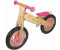 Equilibre et aventure Balance Bike Wood - pink