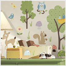 RoomMates Stickers muraux Animaux de la forêt