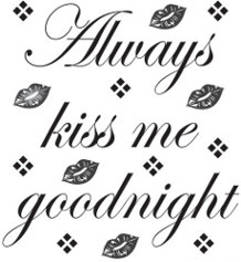 RoomMates Always Kiss Me Goodnight